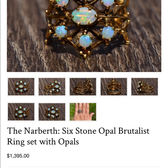 14KT Antique Australian opal ring😍✨ - Picture 17 of 17